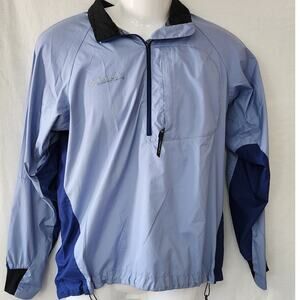 Columbia VTG Titanium LightWeight Waterproof  1/2 Zip Windbreaker Womens Med